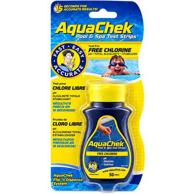 Aquachek Test Strips 4 in 1 - 50 strips - Zwembadwater Testen