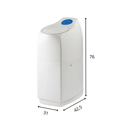 Adoucisseur compact Pentair EVOLIO 5800 (8 et 15 litres), dimensions 31 × 42,5 × 76 cm