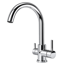 Afbeelding in Gallery-weergave laden, 3 Weg kraan voor PFAS Filter of RO - CHROME - MAT ZWART - MAT CHROME