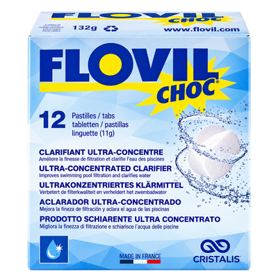FLOVIL Choc - Vlokmiddel Tabletten 12st.
