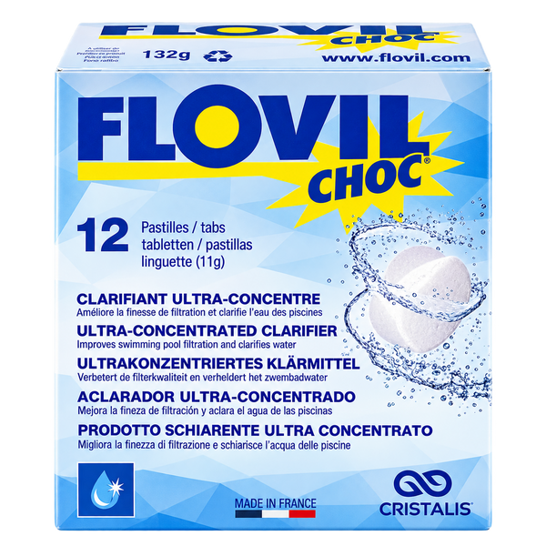 FLOVIL Choc - Vlokmiddel Tabletten 12st.