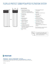 Afbeelding in Gallery-weergave laden, Pentair FLOPLUS Protect - PFAS/PFOS filter