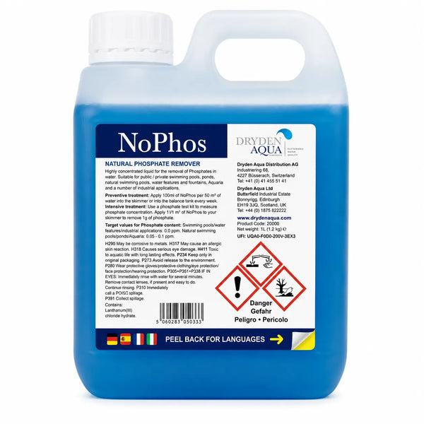 NoPhos 1L Dryden Aqua - Fosfaten Verwijderen Zwembad