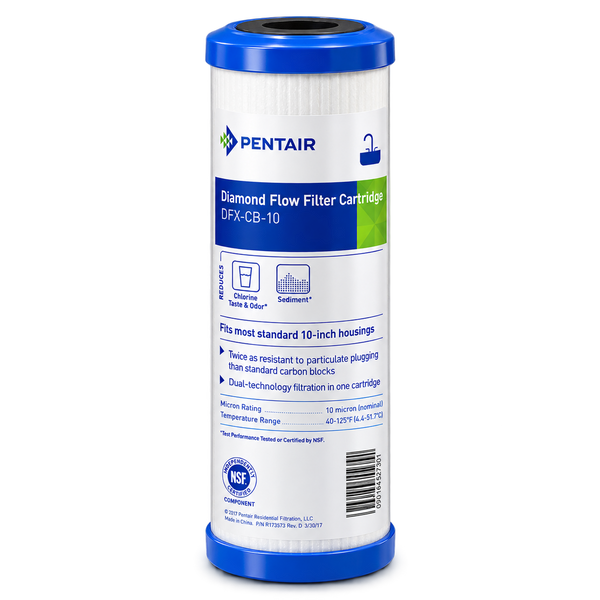 Pentair Diamond Flow Filter Cartridge - Pentek Diamond Flow Combi Actieve Koolfilter