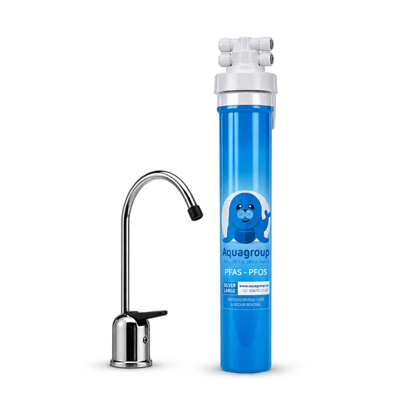 Filtre à eau PFAS - PFOS complet avec robinet de soutirage