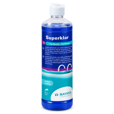 Bayrol Superklar 0,5L – Geconcentreerd Vloeibaar Vlokkingsmiddel voor Zwembad en Spa