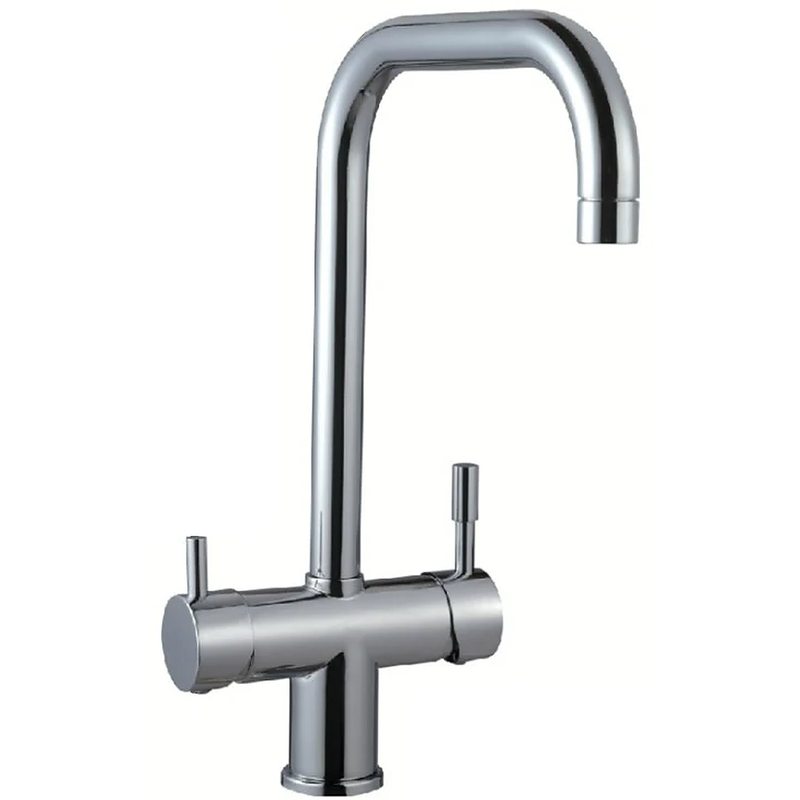 Aquapro 3-weg keukenkraan voor drinkwatersysteem – chroom