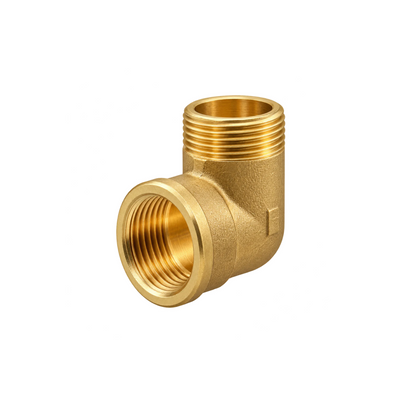 Knie 90° 3/4" Binnen- x Buitendraad Messing (DN20) – MT Valves & Fittings