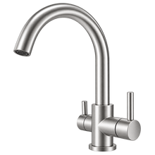 Afbeelding in Gallery-weergave laden, 3 Weg kraan voor PFAS Filter of RO - CHROME - MAT ZWART - MAT CHROME