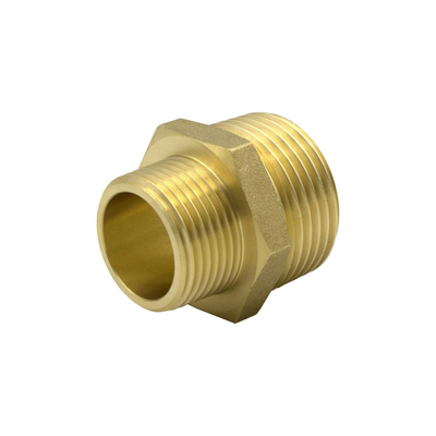 Verloopnippel 1" x 3/4" Messing (Koper) – MT Valves & Fittings